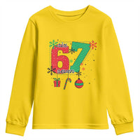 Funny Six Seven Meme Trendy TikTok Youth Sweatshirt Christmas Gift - Wonder Print Shop
