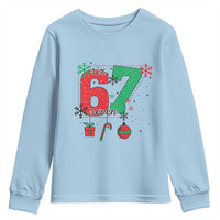 Funny Six Seven Meme Trendy TikTok Youth Sweatshirt Christmas Gift - Wonder Print Shop