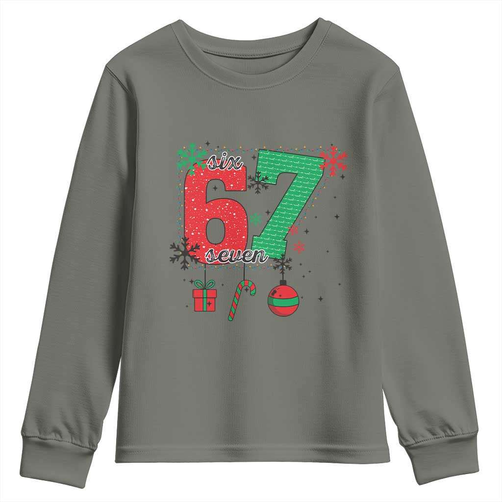 Funny Six Seven Meme Trendy TikTok Youth Sweatshirt Christmas Gift - Wonder Print Shop