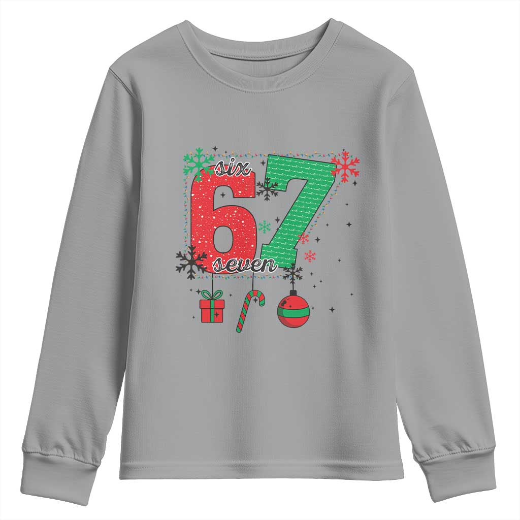 Funny Six Seven Meme Trendy TikTok Youth Sweatshirt Christmas Gift - Wonder Print Shop