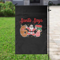 Funny Santa Says Six Seven Meme Garden Flag Holiday Gift For Gen Z - Wonder Print Shop