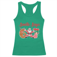 Funny Santa Says Six Seven Meme Racerback Tank Top Holiday Gift For Gen Z - Wonder Print Shop