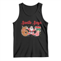 Funny Santa Says Six Seven Meme Tank Top Holiday Gift For Gen Z - Wonder Print Shop