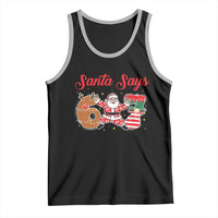 Funny Santa Says Six Seven Meme Tank Top Holiday Gift For Gen Z - Wonder Print Shop