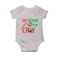 Funny Santa Skeleton Says Six Seven Baby Onesie Christmas Meme Gift - Wonder Print Shop