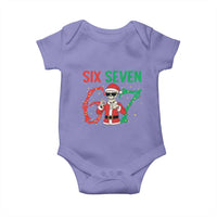 Funny Santa Skeleton Says Six Seven Baby Onesie Christmas Meme Gift - Wonder Print Shop