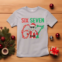 Funny Santa Skeleton Says Six Seven T Shirt Christmas Meme Gift - Wonder Print Shop