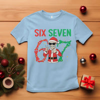 Funny Santa Skeleton Says Six Seven T Shirt Christmas Meme Gift - Wonder Print Shop