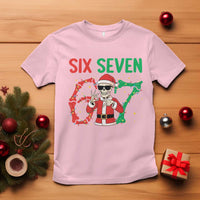 Funny Santa Skeleton Says Six Seven T Shirt Christmas Meme Gift - Wonder Print Shop
