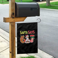 Funny Sant Goose Says Six Seven Garden Flag Christmas Gift For Gen Z - Wonder Print Shop