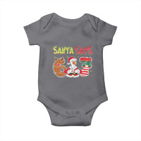 Funny Sant Goose Says Six Seven Baby Onesie Christmas Gift For Gen Z - Wonder Print Shop