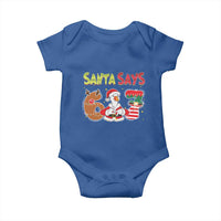 Funny Sant Goose Says Six Seven Baby Onesie Christmas Gift For Gen Z - Wonder Print Shop