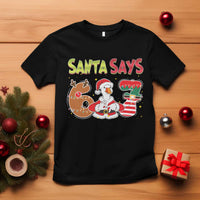 Funny Sant Goose Says Six Seven T Shirt Christmas Gift For Gen Z - Wonder Print Shop