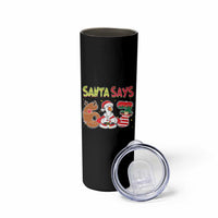 Funny Sant Goose Says Six Seven Skinny Tumbler Christmas Gift For Gen Z - Wonder Print Shop