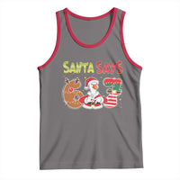 Funny Sant Goose Says Six Seven Tank Top Christmas Gift For Gen Z - Wonder Print Shop