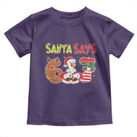 Funny Sant Goose Says Six Seven Toddler T Shirt Christmas Gift For Gen Z - Wonder Print Shop