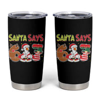 Funny Sant Goose Says Six Seven Tumbler Cup Christmas Gift For Gen Z - Wonder Print Shop