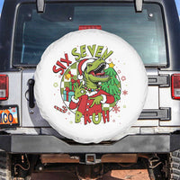 Funny Christmas Dinosaur Lover Gift Spare Tire Cover Trending Six Seven Bruh - Wonder Print Shop