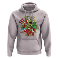 Funny Christmas Dinosaur Lover Gift Hoodie Trending Six Seven Bruh - Wonder Print Shop