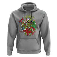 Funny Christmas Dinosaur Lover Gift Hoodie Trending Six Seven Bruh - Wonder Print Shop