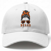 Girl Messy Bun Fan Baseball Cap CFB Lovers Gift