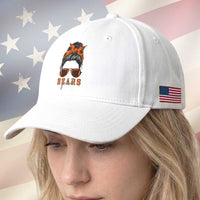 Girl Messy Bun Fan Baseball Cap CFB Lovers Gift