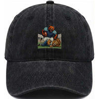 Football Rival Gift Washed Cotton Baseball Cap Fierce Br Defeating Lio