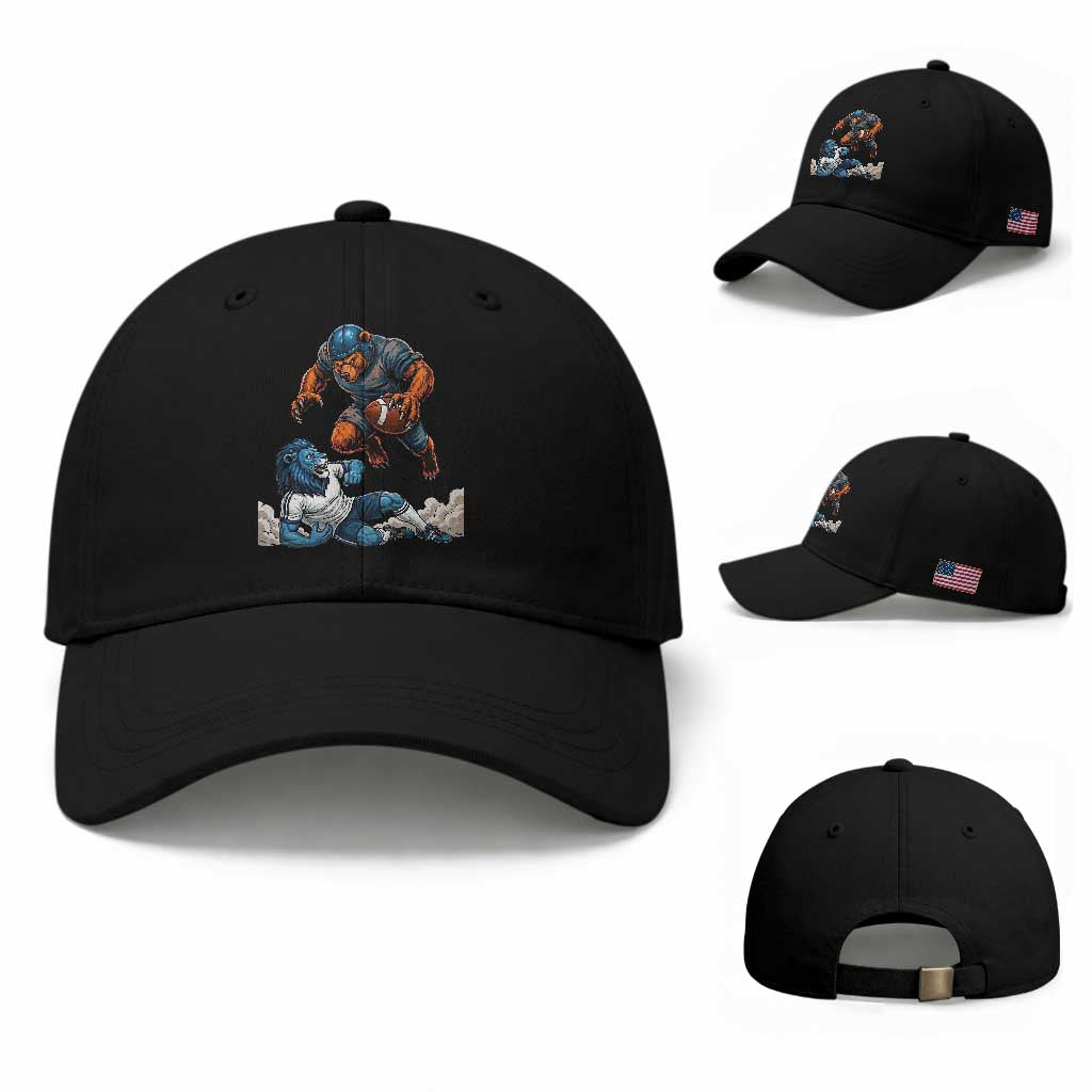 Fierce Br Defeating Lio Baseball Cap Gift For Football Lovers