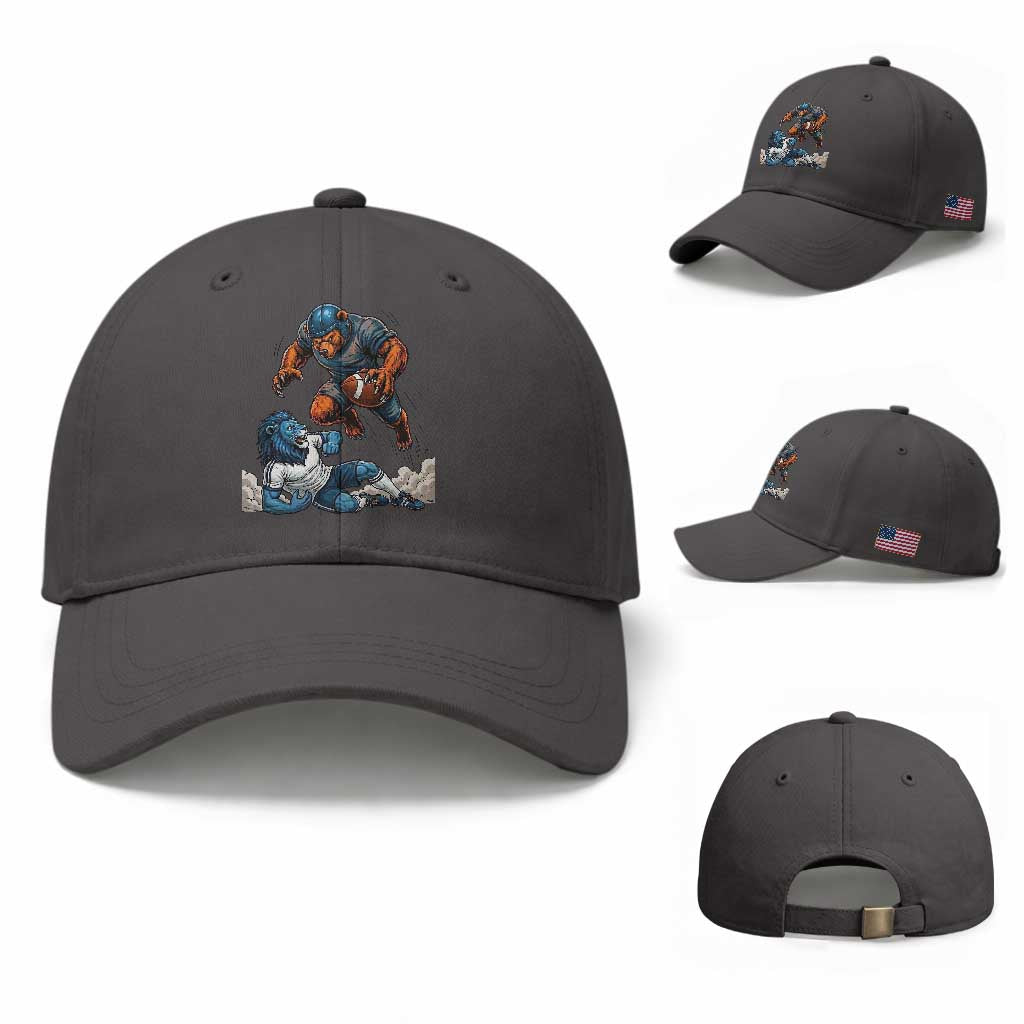 Fierce Br Defeating Lio Baseball Cap Gift For Football Lovers