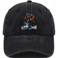Fierce Br Defeating Lio Washed Cotton Baseball Cap Gift For Football Lovers