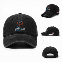 Fierce Br Defeating Lio Washed Cotton Baseball Cap Gift For Football Lovers