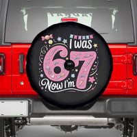 Seventh Birthday Girl Spare Tire Cover I Was 6 Now I Am 7 Meme - Wonder Print Shop