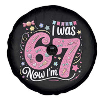 Seventh Birthday Girl Spare Tire Cover I Was 6 Now I Am 7 Meme - Wonder Print Shop