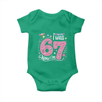 Seventh Birthday Girl Baby Onesie I Was 6 Now I Am 7 Meme - Wonder Print Shop