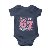 Seventh Birthday Girl Baby Onesie I Was 6 Now I Am 7 Meme - Wonder Print Shop