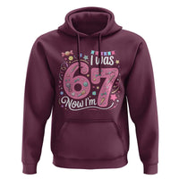 Seventh Birthday Girl Hoodie I Was 6 Now I Am 7 Meme - Wonder Print Shop