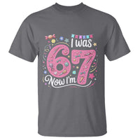 Seventh Birthday Girl T Shirt I Was 6 Now I Am 7 Meme - Wonder Print Shop