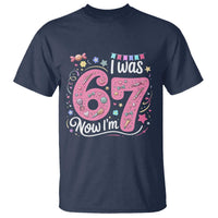 Seventh Birthday Girl T Shirt I Was 6 Now I Am 7 Meme - Wonder Print Shop