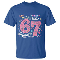 Seventh Birthday Girl T Shirt I Was 6 Now I Am 7 Meme - Wonder Print Shop