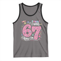 Seventh Birthday Girl Tank Top I Was 6 Now I Am 7 Meme - Wonder Print Shop