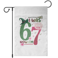 Birthday Girl I Was 6 Now I Am 7 Garden Flag Gift For Alpha Kids - Wonder Print Shop