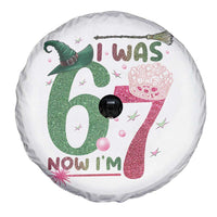 Birthday Girl I Was 6 Now I Am 7 Spare Tire Cover Gift For Alpha Kids - Wonder Print Shop