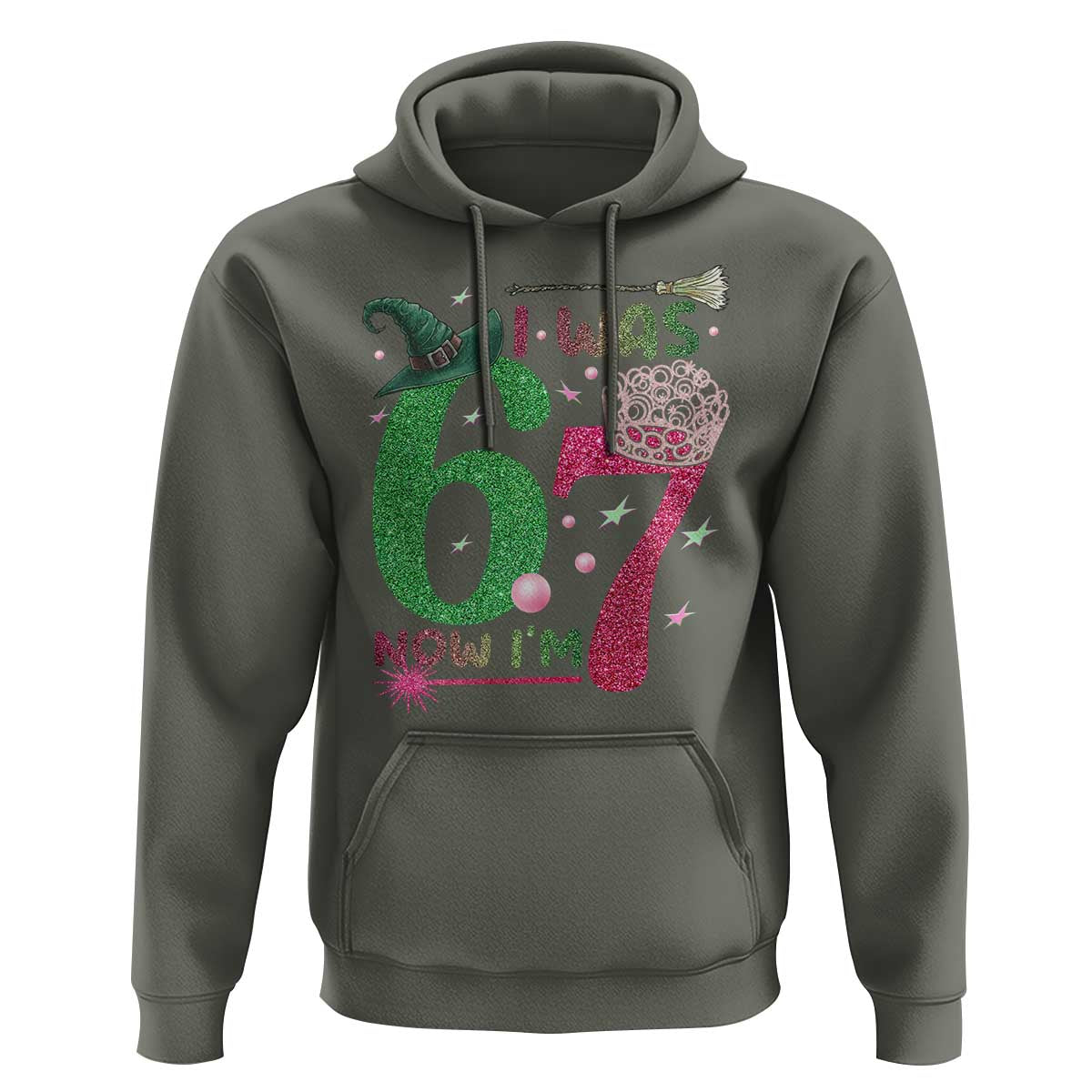 Birthday Girl I Was 6 Now I Am 7 Hoodie Gift For Alpha Kids - Wonder Print Shop