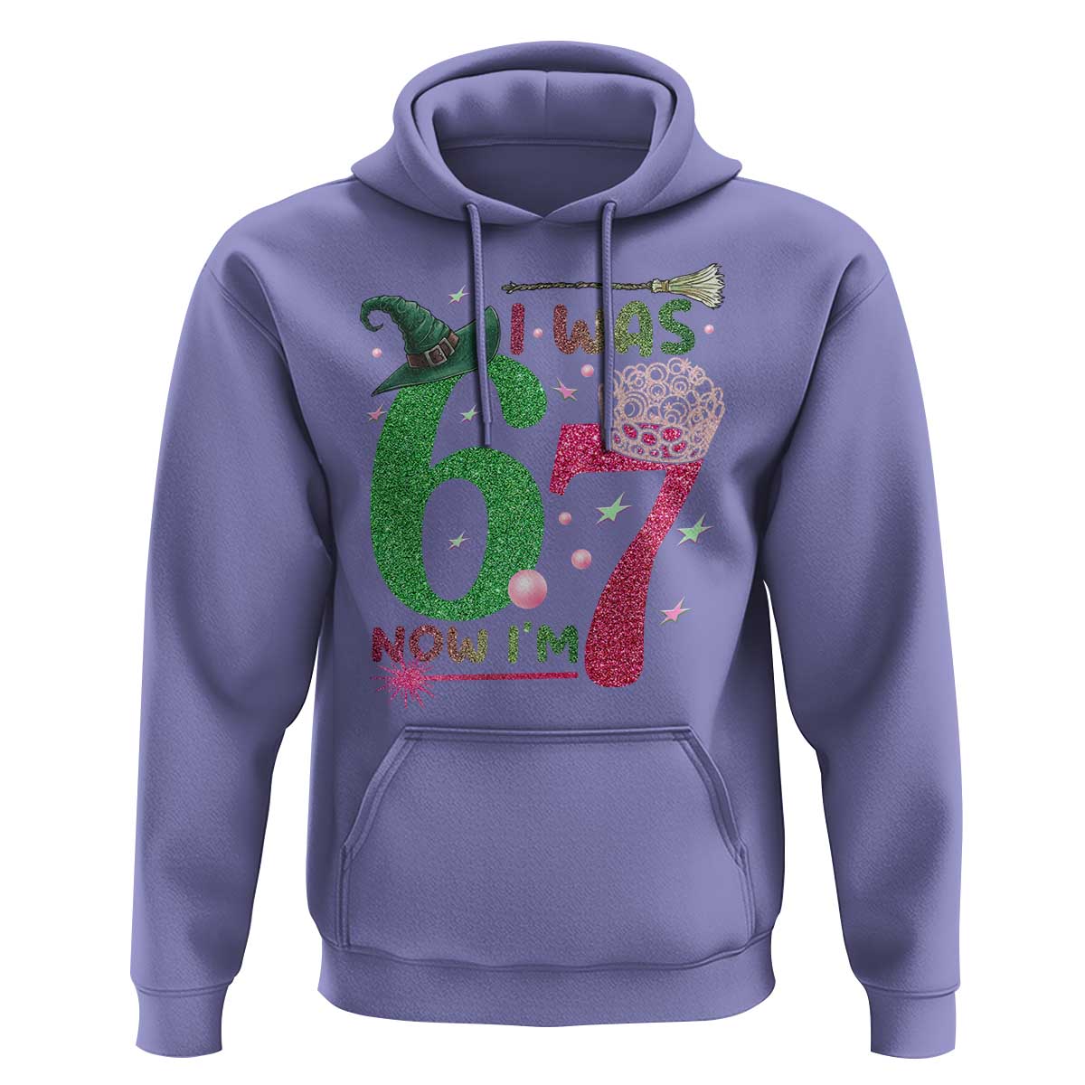 Birthday Girl I Was 6 Now I Am 7 Hoodie Gift For Alpha Kids - Wonder Print Shop