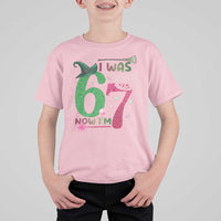 Birthday Girl I Was 6 Now I Am 7 T Shirt For Kid Gift For Alpha Kids - Wonder Print Shop
