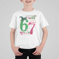 Birthday Girl I Was 6 Now I Am 7 T Shirt For Kid Gift For Alpha Kids - Wonder Print Shop