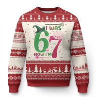 Birthday Girl I Was 6 Now I Am 7 Ugly Christmas Sweater Gift For Alpha Kids - Wonder Print Shop