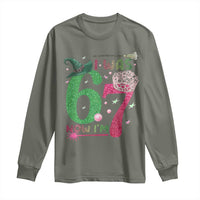 Birthday Girl I Was 6 Now I Am 7 Long Sleeve Shirt Gift For Alpha Kids - Wonder Print Shop