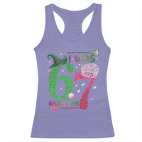 Birthday Girl I Was 6 Now I Am 7 Racerback Tank Top Gift For Alpha Kids - Wonder Print Shop