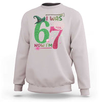 Birthday Girl I Was 6 Now I Am 7 Sweatshirt Gift For Alpha Kids - Wonder Print Shop